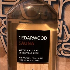 Bath & Body Works Cedarwood Sauna Body Wash with Natural Essential Oils
